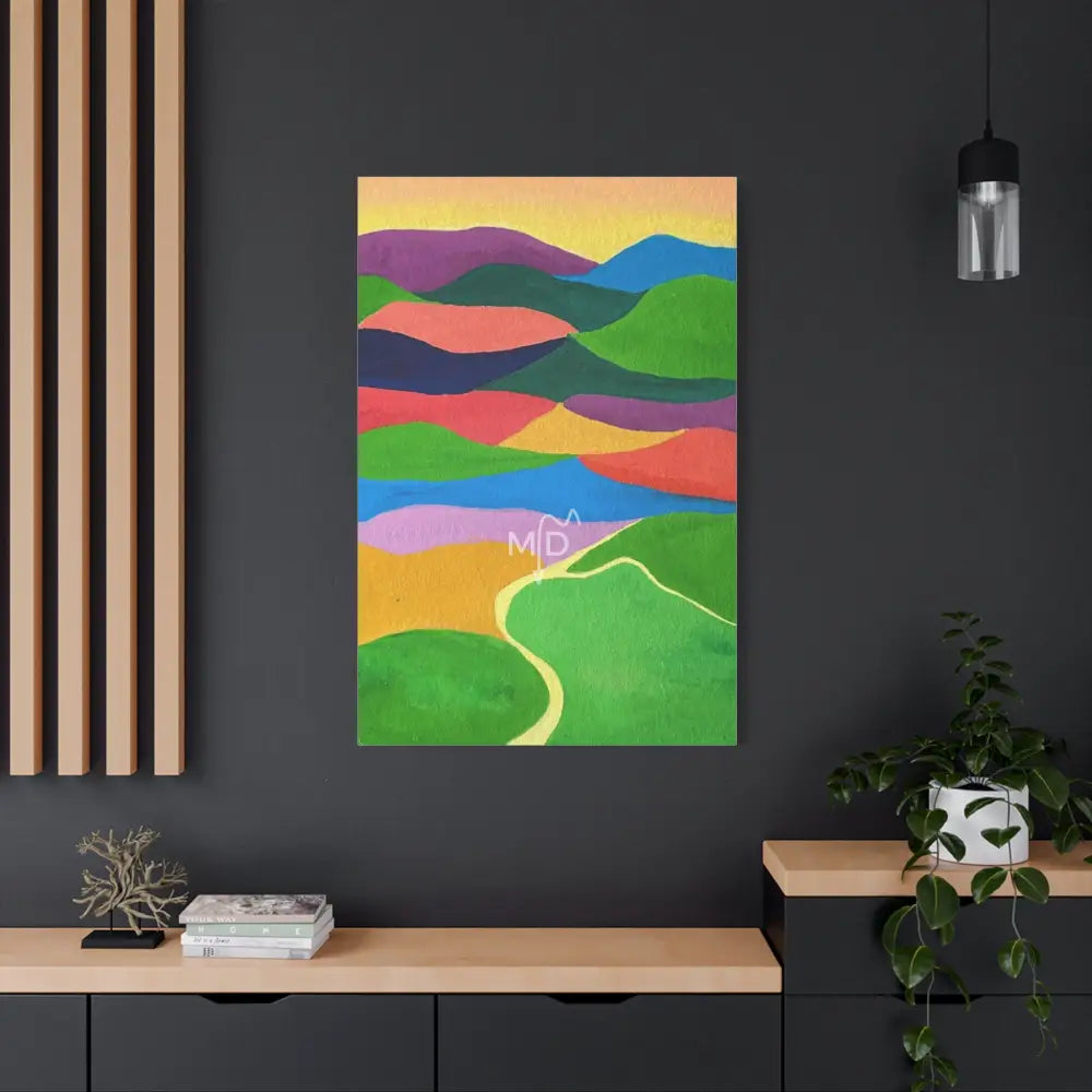 Ice Melt Human Waz ’Ere Matte Canvas Canvas