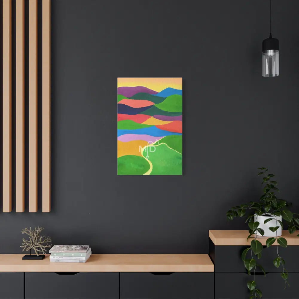 Ice Melt Human Waz ’Ere Matte Canvas Canvas