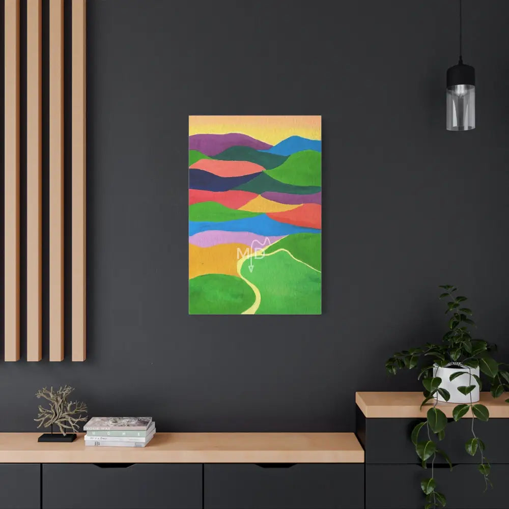 Ice Melt Human Waz ’Ere Matte Canvas Canvas