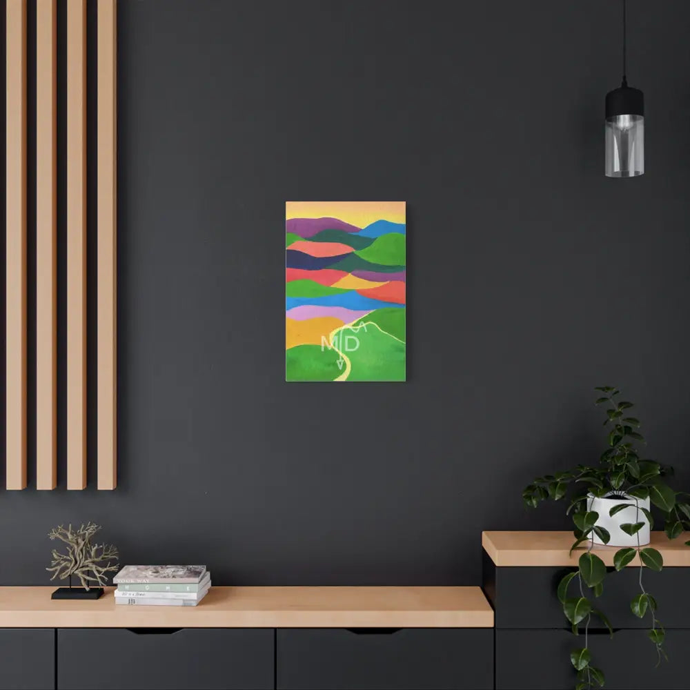 Ice Melt Human Waz ’Ere Matte Canvas Canvas