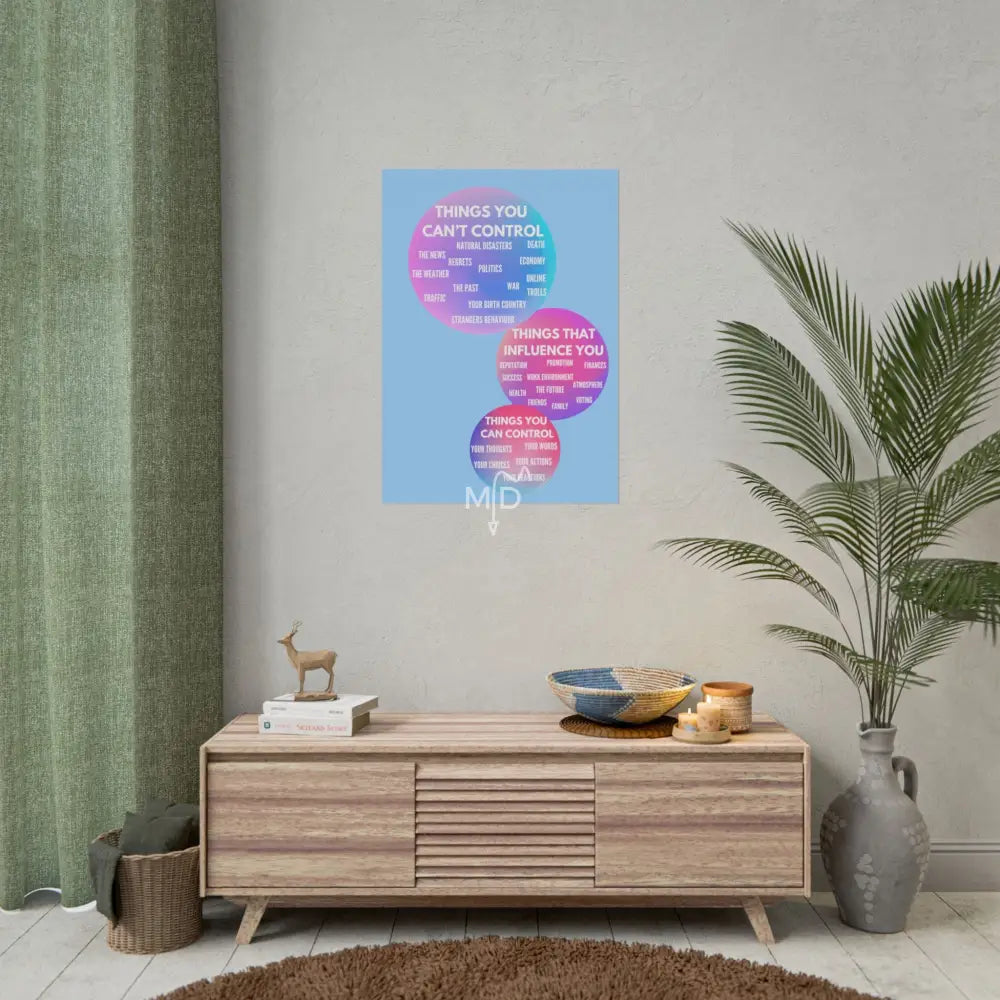 In Control Poster 23.4’’ x 33.1’’ (Vertical) / Matte Poster