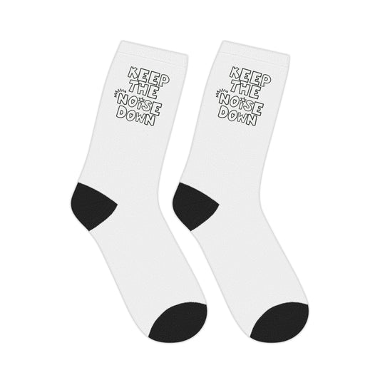 Keep The Noise Down Mid-length Socks