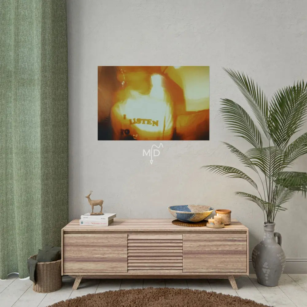 Listen Poster 36’’ x 24’’ (Horizontal) / Matte Poster