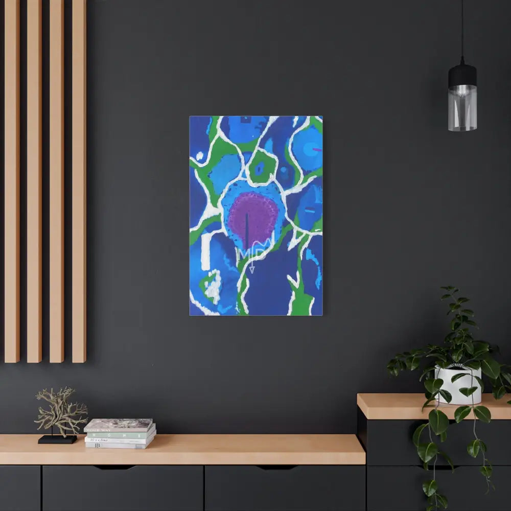 Microscopic Invasion Matte Canvas Canvas