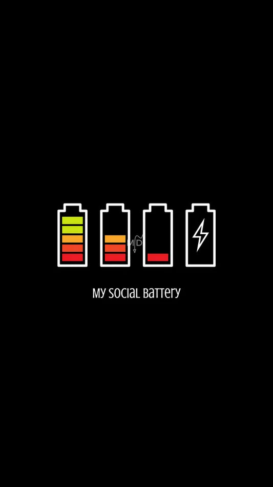 My Social Battery Wallpaper Wallpaper Screen Lock