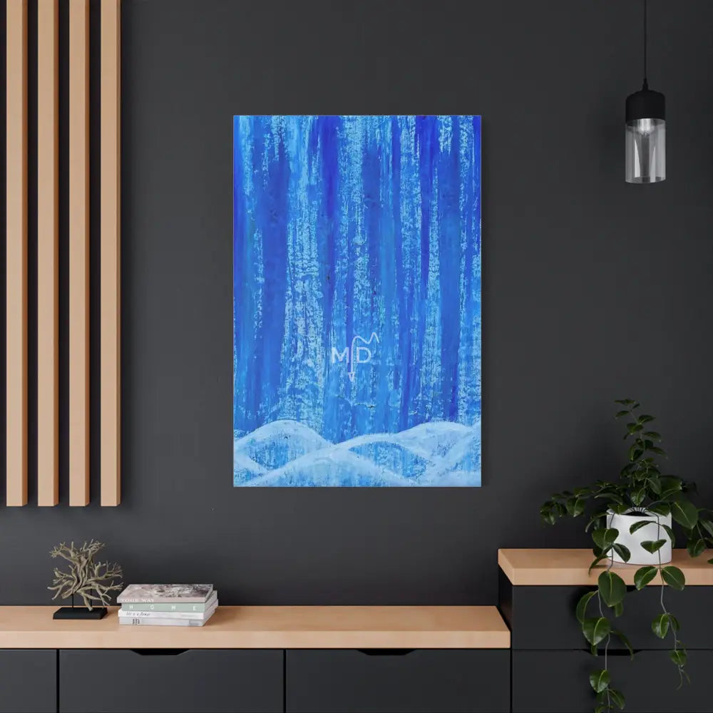 No Lights No One Home Matte Canvas Canvas