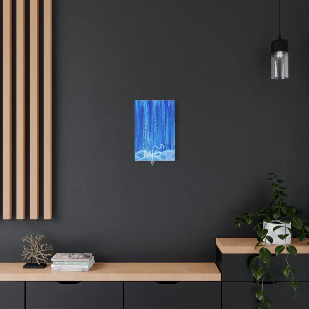 No Lights No One Home Matte Canvas Canvas