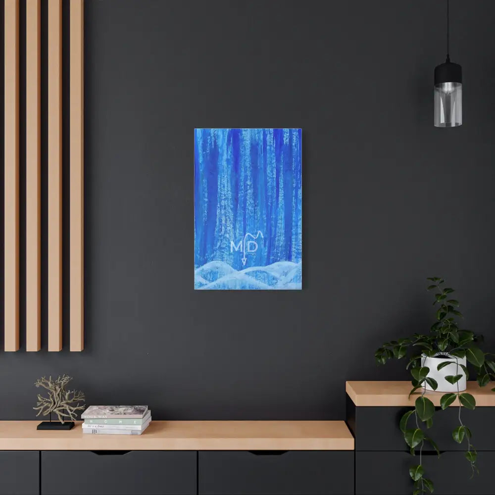 No Lights No One Home Matte Canvas Canvas
