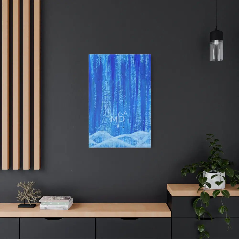 No Lights No One Home Matte Canvas Canvas