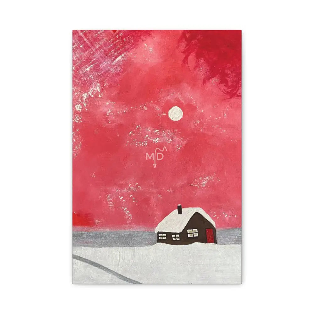 No one’s Home All Christmas Matte Canvas 12″ x 18″ (Vertical) / 1.25’’ Canvas