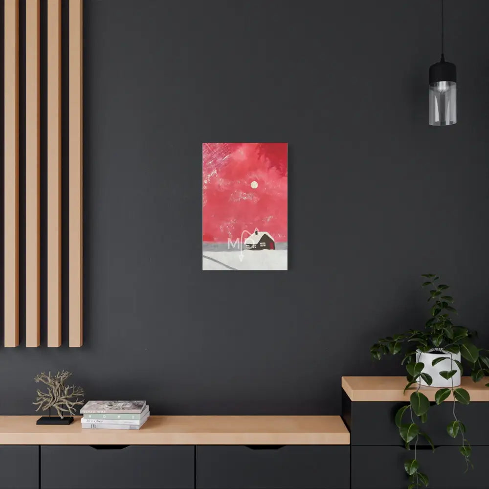 No one’s Home All Christmas Matte Canvas Canvas