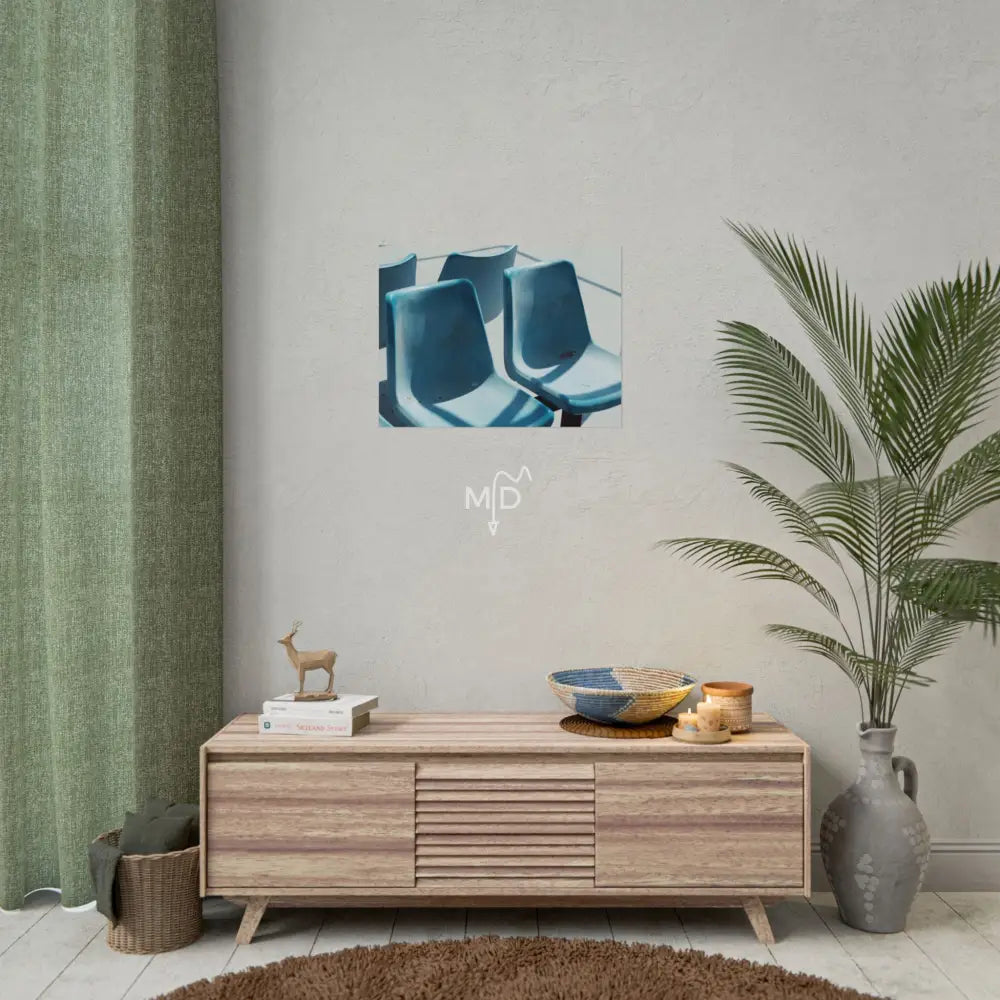 Old Seat Poster 24″ x 18″ (Horizontal) / Matte Poster