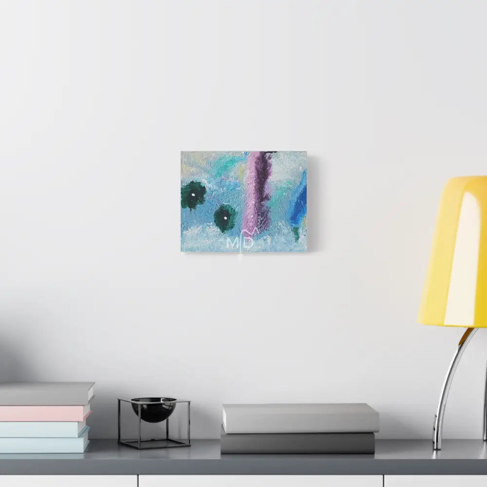 Petri Dish With An Accent Matte Canvas Canvas