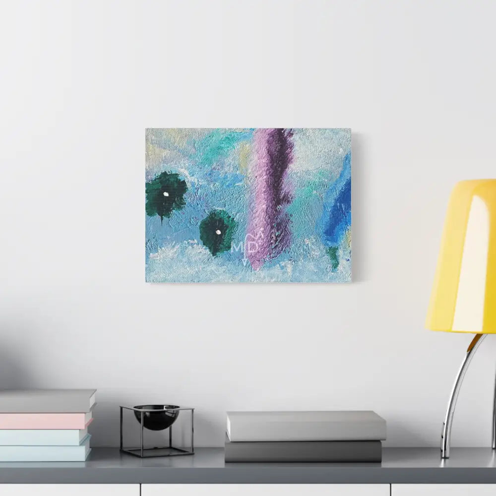 Petri Dish With An Accent Matte Canvas Canvas
