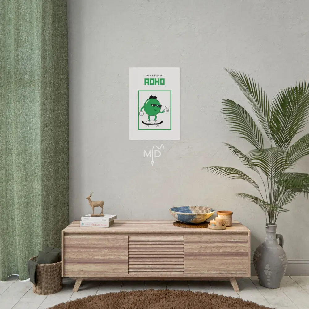 Powered By ADHD Poster 16.5’’ x 23.4’’ (Vertical) / Matte Poster