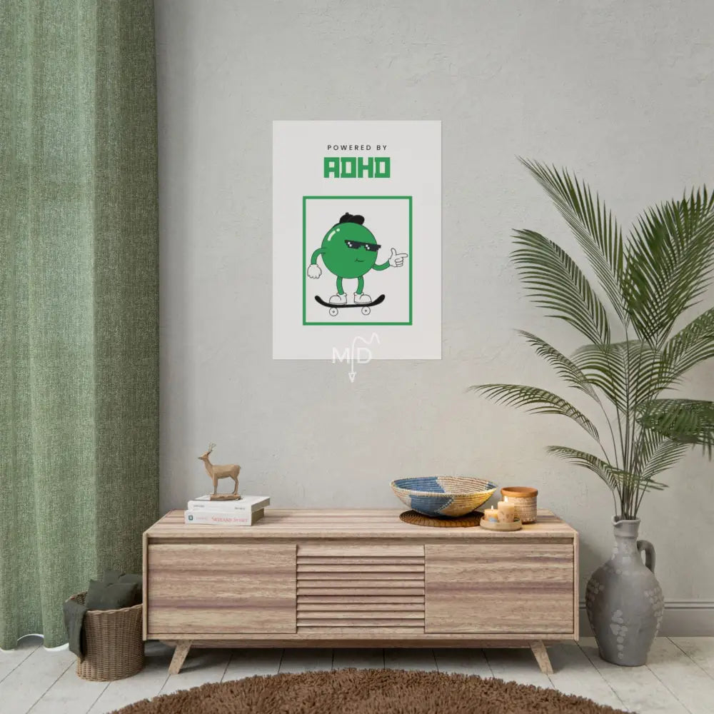 Powered By ADHD Poster 23.4’’ x 33.1’’ (Vertical) / Matte Poster