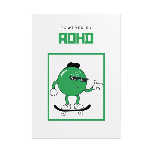 Powered By ADHD Poster Poster