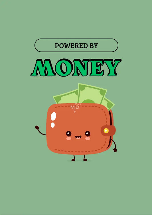Powered By Money Poster Poster