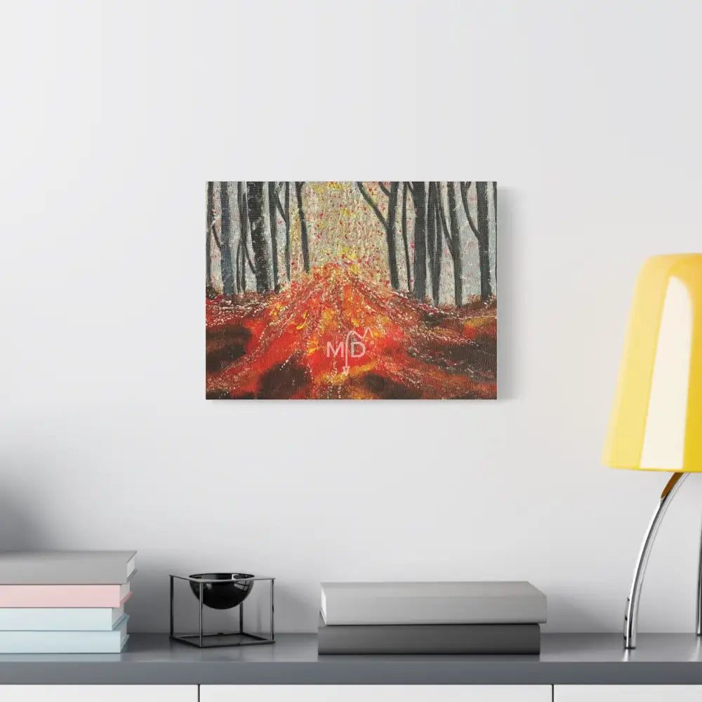 Red TV Matte Canvas Canvas