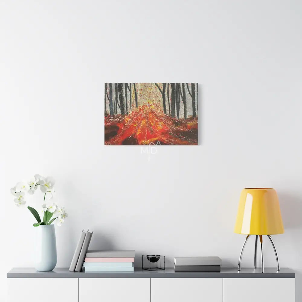 Red TV Matte Canvas Canvas