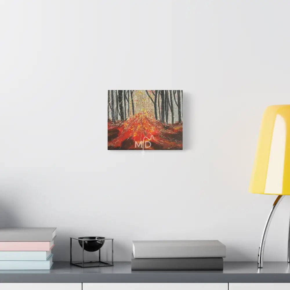 Red TV Matte Canvas Canvas