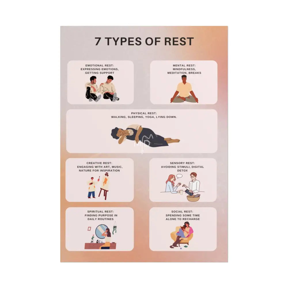 Seven Ways To Rest Poster Poster