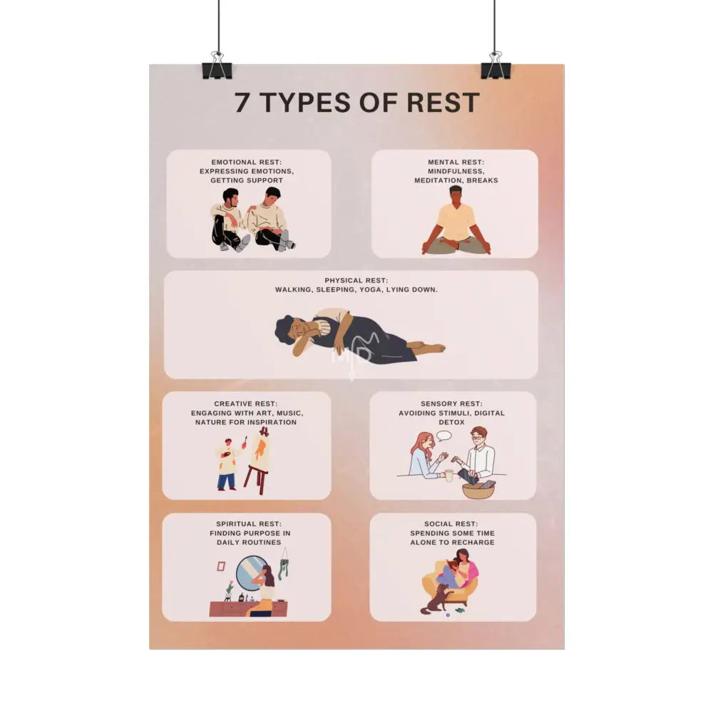 Seven Ways To Rest Poster Poster