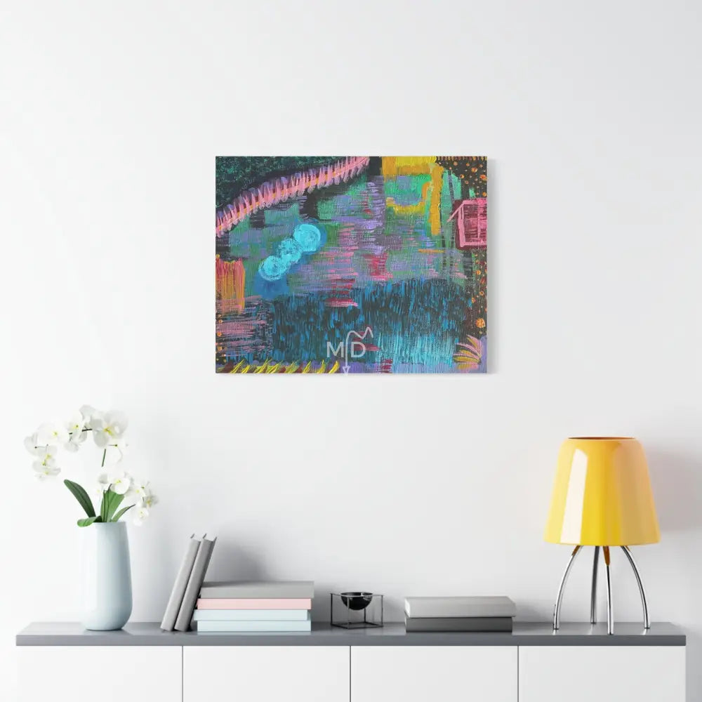 Tropical Honey Matte Canvas Canvas