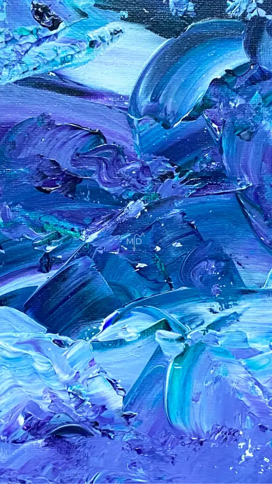 Waves Of Sapphire Wallpaper Wallpaper Screen Lock