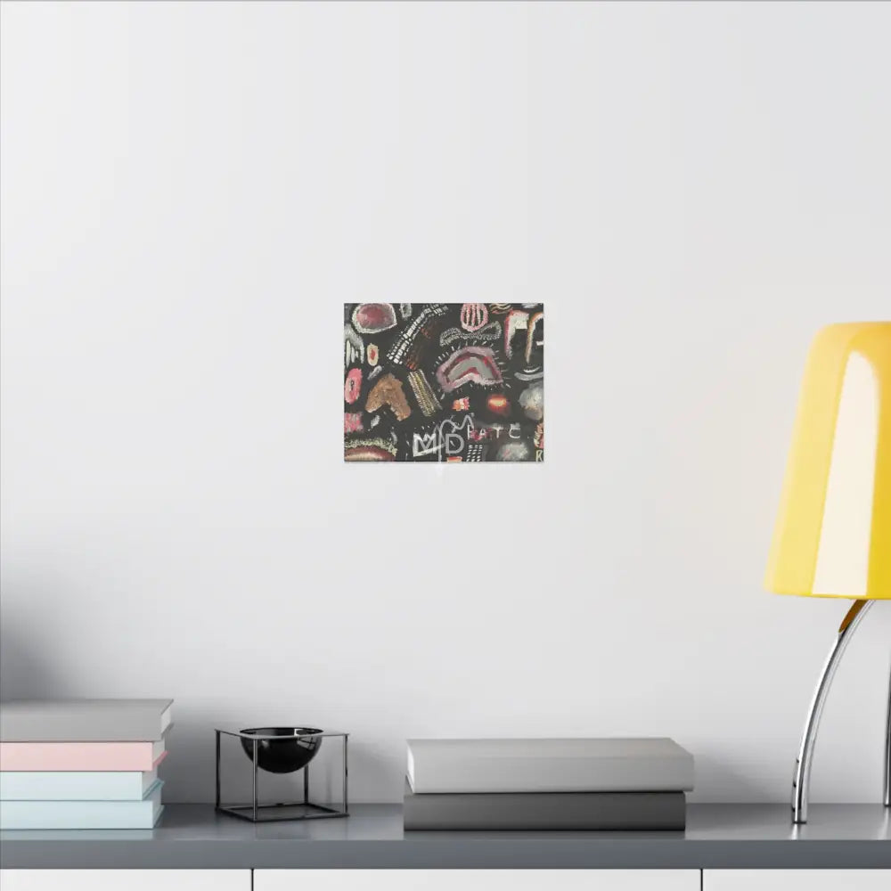 We Used To Be Plastic And Fantastic And Maybe Bombastic Matte Canvas Canvas
