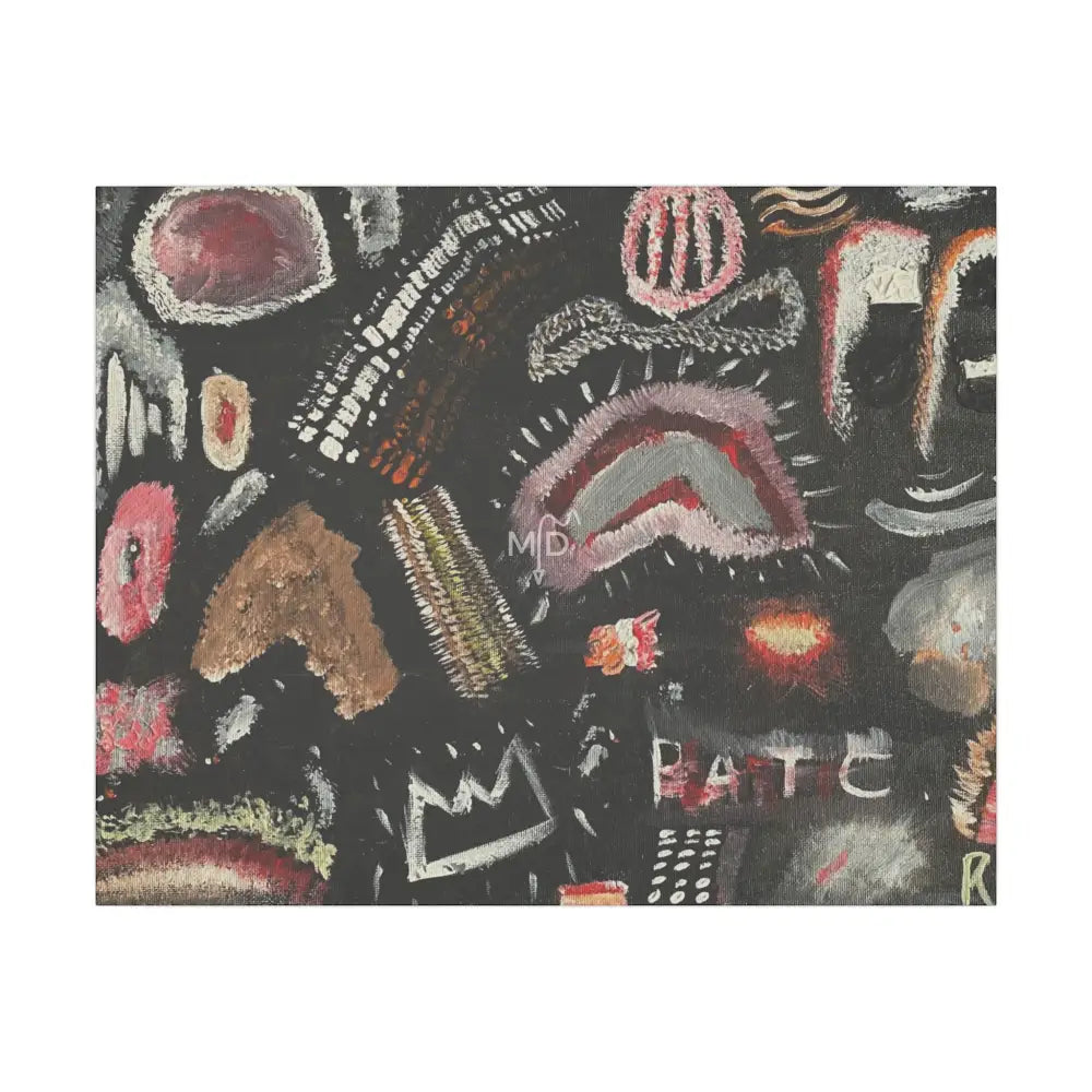 We Used To Be Plastic And Fantastic And Maybe Bombastic Matte Canvas 30’’ x 24’’ (Horizontal) / 0.75’’ Canvas