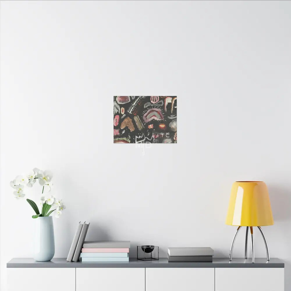 We Used To Be Plastic And Fantastic And Maybe Bombastic Matte Canvas Canvas