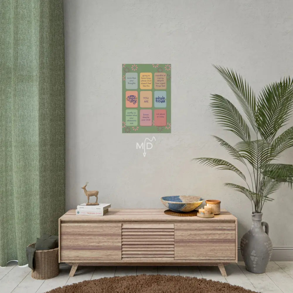 You Are (OCD) Poster 16.5’’ x 23.4’’ (Vertical) / Matte Poster