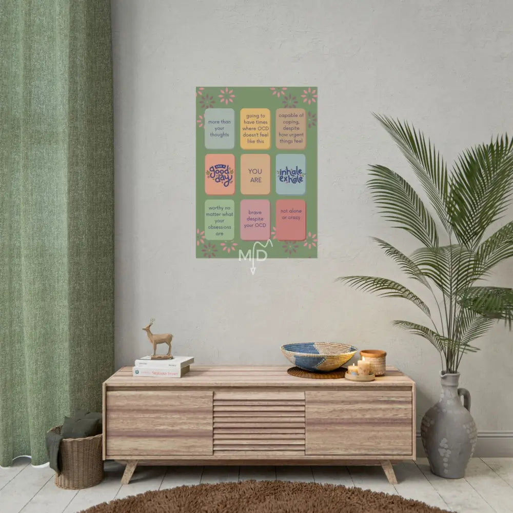 You Are (OCD) Poster 23.4’’ x 33.1’’ (Vertical) / Matte Poster